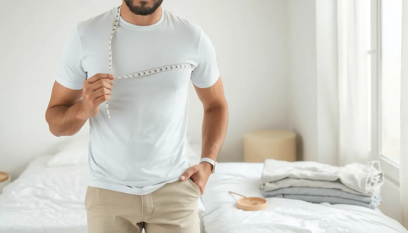 guide taille tee shirt homme