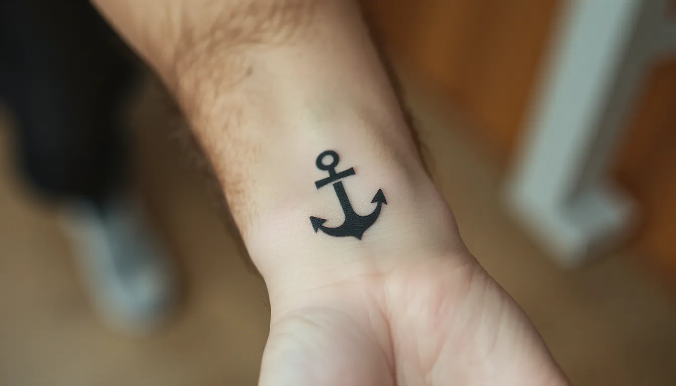 tatouage au poignet pour homme