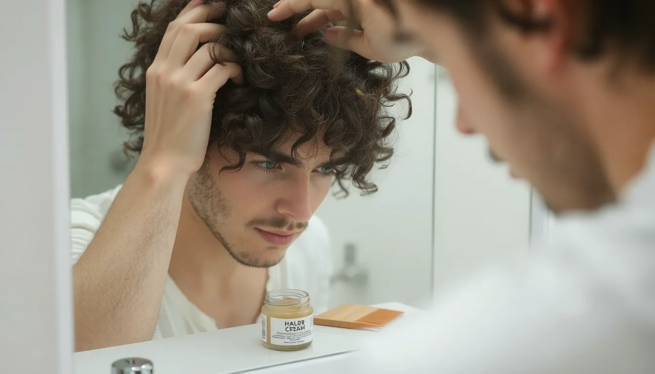 faire boucler ses cheveux homme