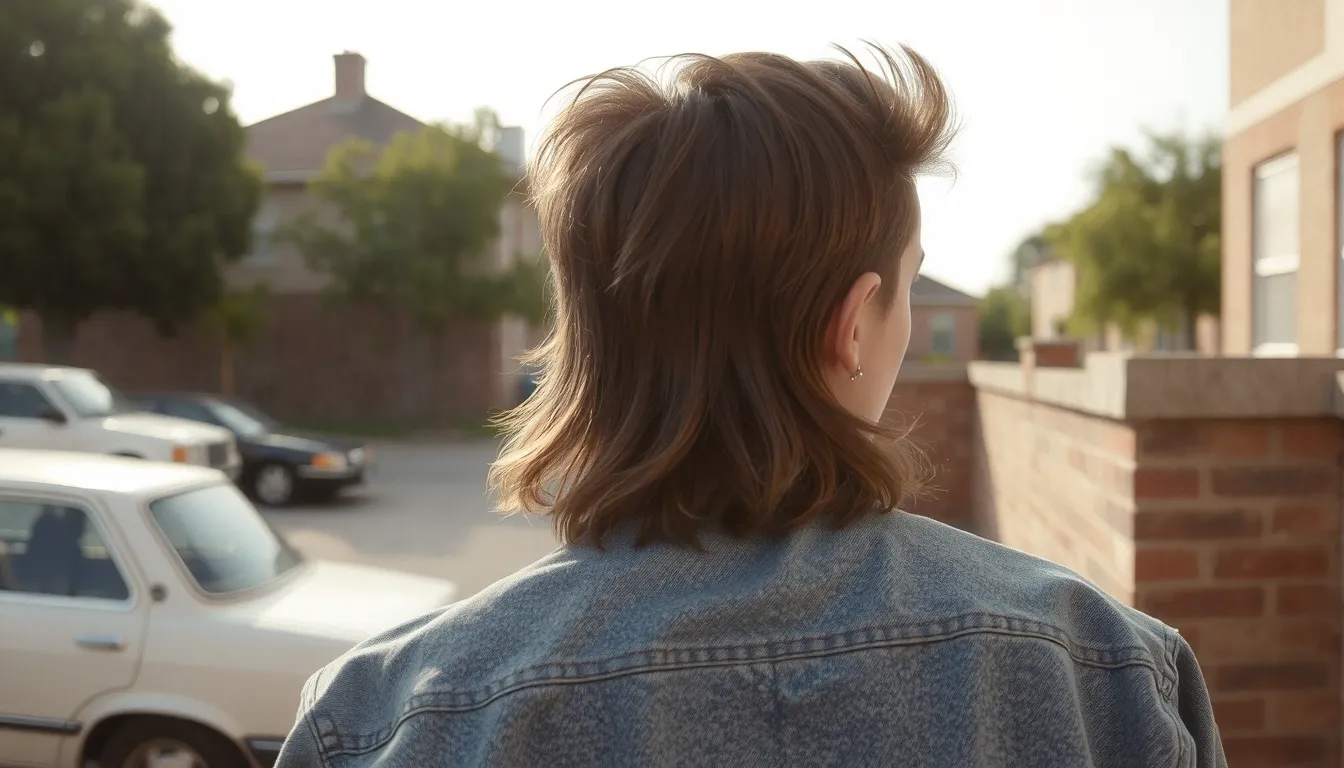 coupe mulet homme année 90