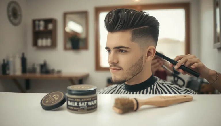 La coupe de cheveux pompadour : histoire, variantes modernes et guide de coiffage