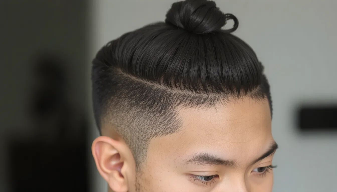 coupe de cheveux samourai