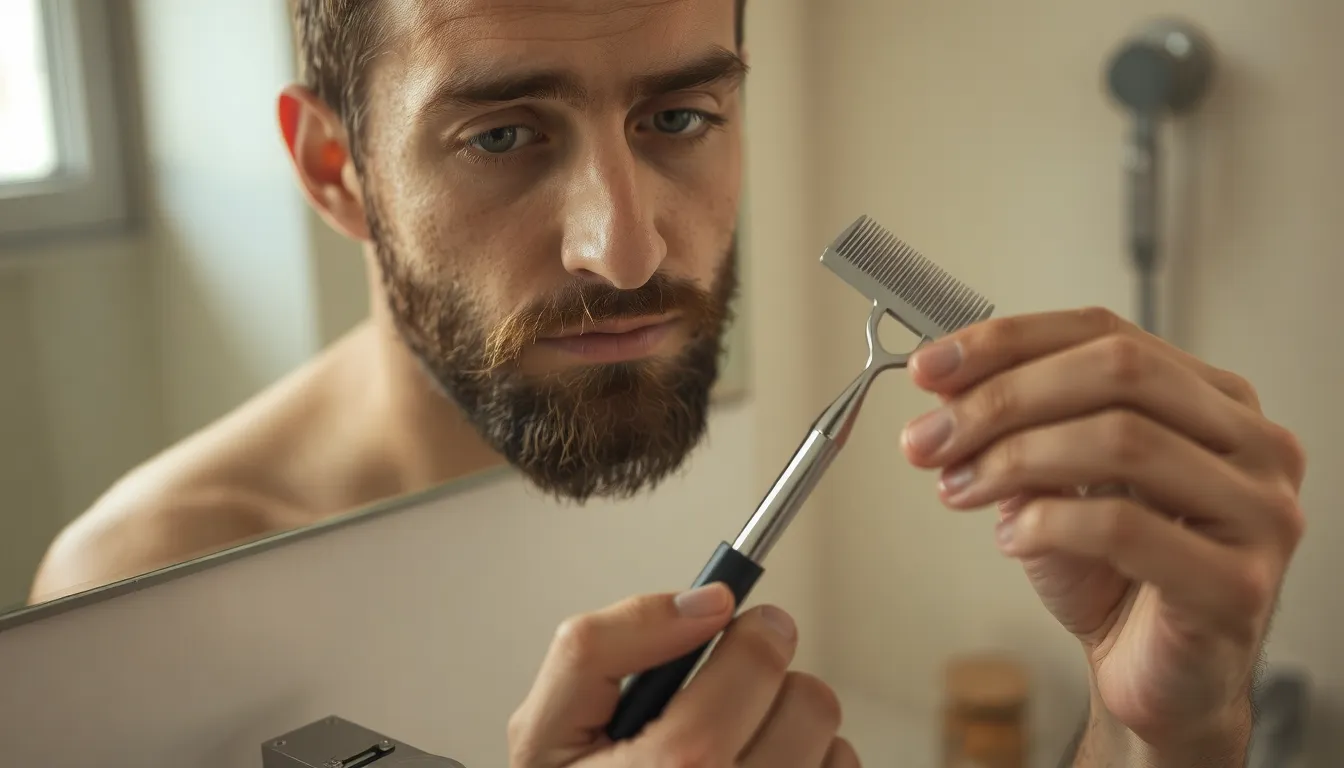 tailler barbe en pointe